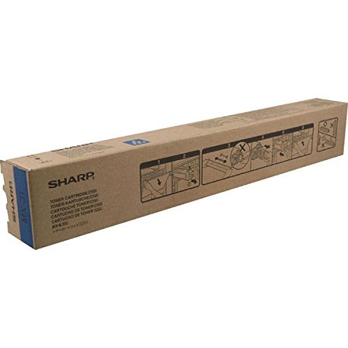 Original Sharp MX-31NTCA 15000 Yield Cyan Toner Cartridge - Retail