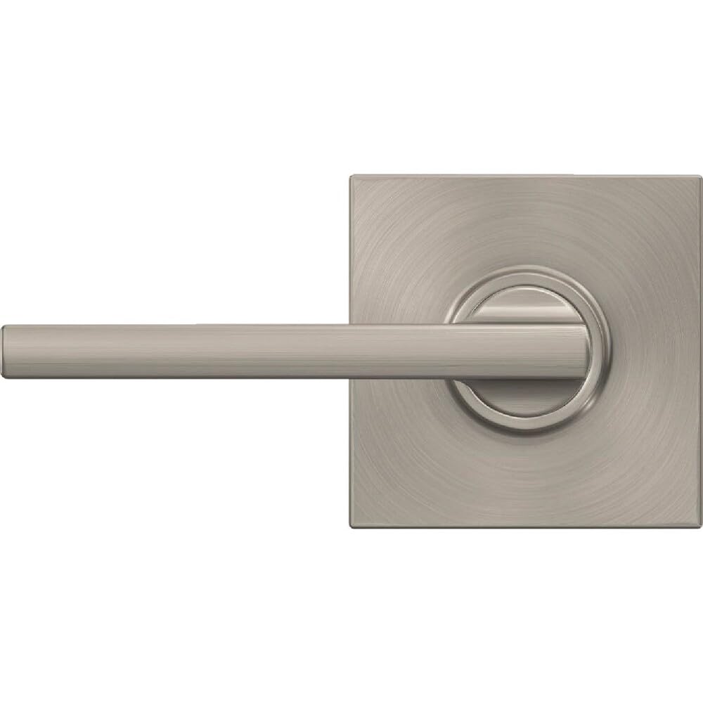 Schlage Latitude with Collins Passage F10LAT619COL Satin Nickel
