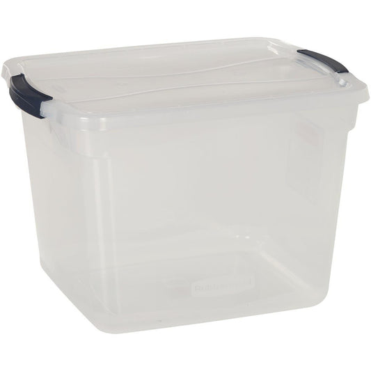 Rubbermaid Basic Latch-Lid Storage Tote 7.5 Gal