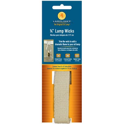 LAMPLIGHT FLAT LAMP WICK COTTO