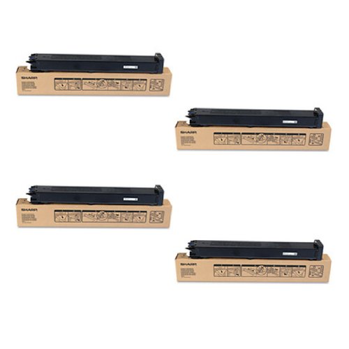 Sharp MX-36NT Toner Cartridges Black Cyan Magenta Yellow