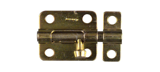 NATIONAL BARREL BOLT BRASS 2-1