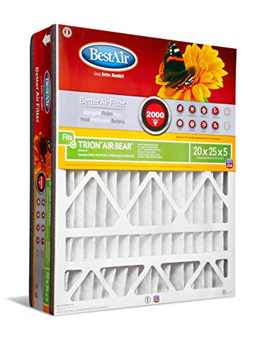 BESTAIR AIR FLTR TRION 20X25X5