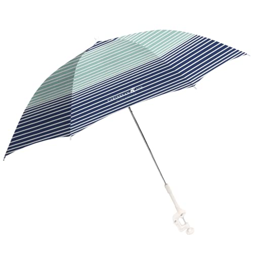 Caribbean Joe Beach Chair Clamp-On Umbrella 48"