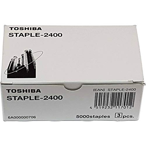 TOSHIBA Staples 2400 (6 A000000706) VE 3 x Box of 5000 Staples for E-Studio 281, 2040, 2050, 2550, 3040, 351, 355, 451, 3540, 4540, 455, 5540, 6540, 6550 - Non Returnable