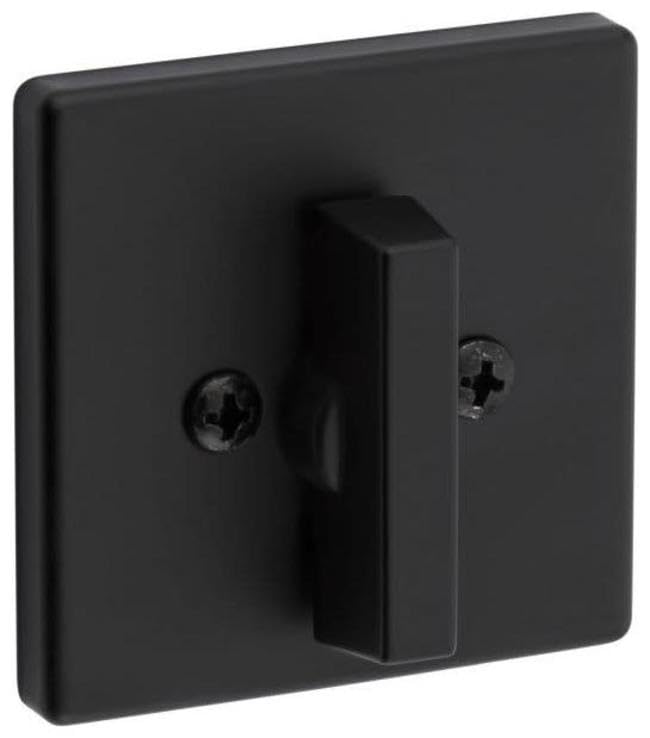 Kwikset 663SQT Privacy Deadbolt Matte Black