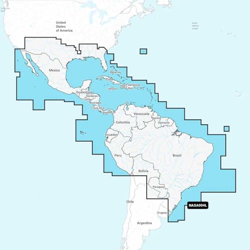 Navionics Marine Chart Mexico-Caribbean-Brazil