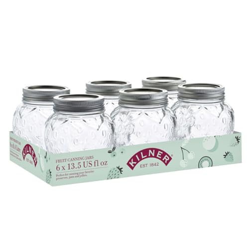 KILNER CANNIG JAR STRAWB 6PK