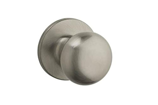 Kwikset Safe Lock Athens Knob Dummy Satin Nickel