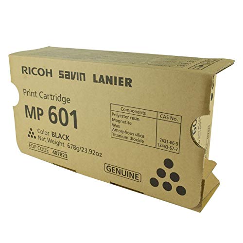Ricoh 407823 MP 501 601 SP 5300 5310 Toner Cartridge (Black) in Retail Packaging