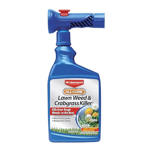 BioAdvanced All-in-One Weed & Crabgrass Killer, Ready-To-Spray, 32 FOZ