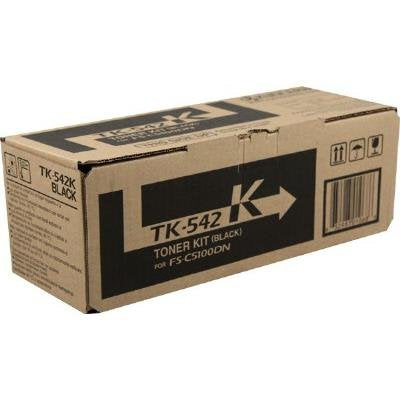 KYOCERA 1T02HL0US0 Model TK-542K Black Toner Cartridge for use FS-C5100DN Color Network Laser Printer, Up to 5000 Pages Yield at 5% Average Coverage