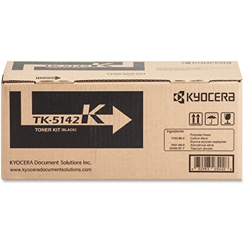 Triplenet Pricing 1T02NR0US0 Model TK-5142K Black Toner Cartridge for use ECOSYS P6130cdn, M6030cdn and M6530cdn Laser Printers; Up to 7000 Pages Yield at 5% Average Coverage TK5142K