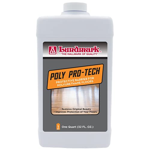 Lundmark Poly-Pro Tech, Protective Barrier for Polyurethane Floors, 32-Ounce, 3228F32-6, Clear (LUN-3228F32-6)
