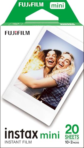 Fujifilm INSTAX Mini Instant Film Twin Pack (White) - International Version