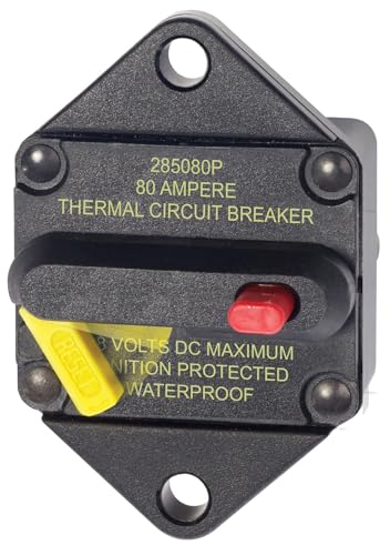 Blue Sea Systems 7086 Thermal Circuit Breaker 80A 48V