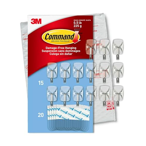 3M Command™ Clear Wire Hooks,