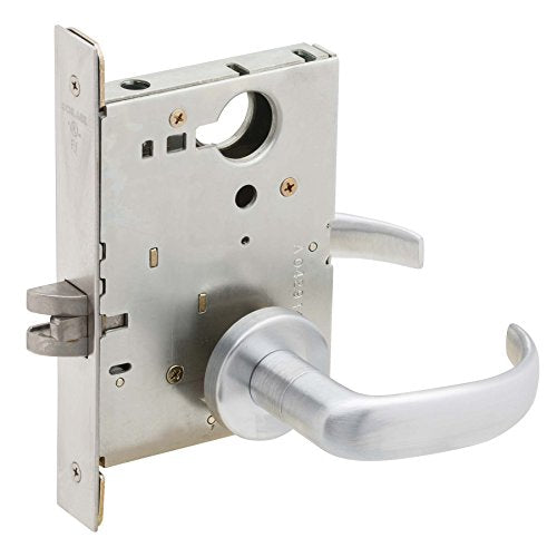 Schlage L9010 17A Mortise Lock, Satin Chrome