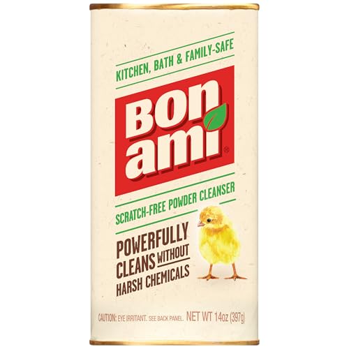 BON AMI Powder Cleanser for Kitchens & Bathrooms - All Types of Surfaces, Cleans Grime & Dirt, Polishes Surfaces, Absorbs Odors (Single 1 Pack)