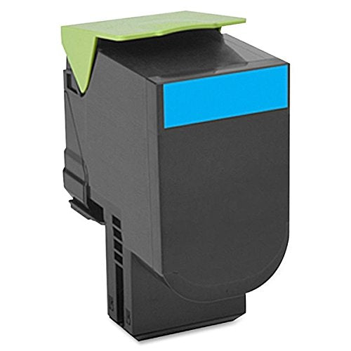Lexmark 80C1SC0 Toner Cartridge, Cyan - in Retail Packaging