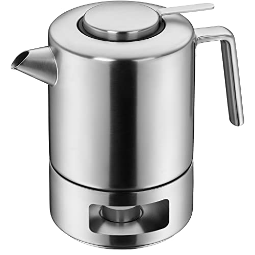 WMF Cult Teapot with Stoeven, Stainless Steel, Black, 1.2 l