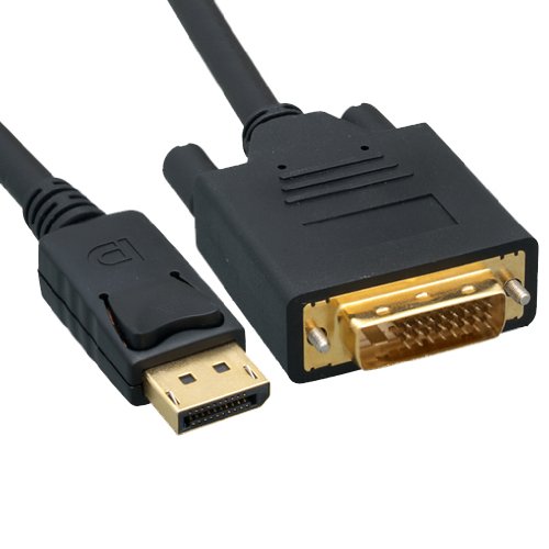 CableWholesale 15ft DisplayPort to DVI Cable Black