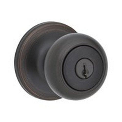 Kwikset Cove Entry Knob SMT Venetian Bronze