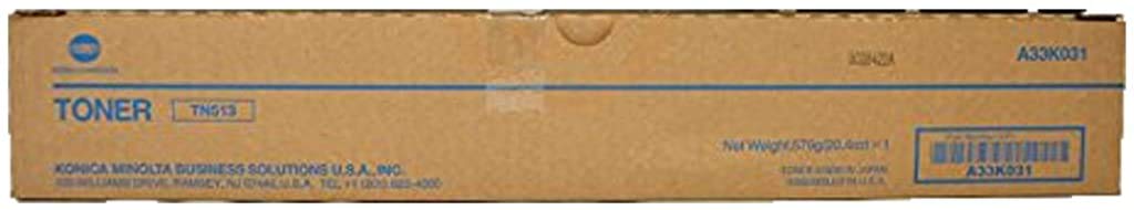 KONICA MINOLTA A33K031 Black Original Toner (24,000 Yield)
