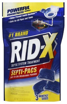 RIDX Septic Pacs Dual-Action 3.2 oz 3-Pack