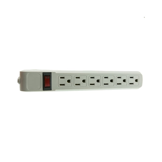 CableWholesale 15ft 6-Outlet Surge Protector