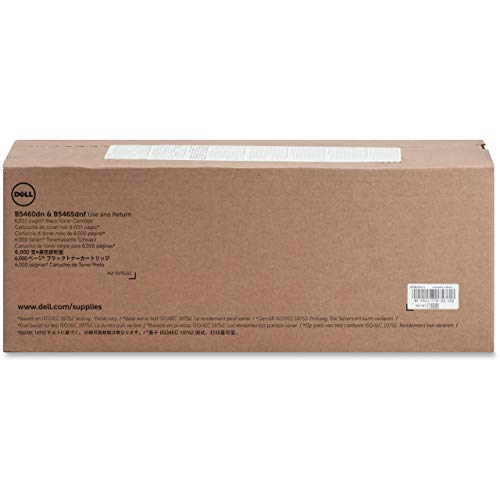 Dell Computer T6J1J Toner Cartridge f/B5460/B5465 6000 Page Yield BK