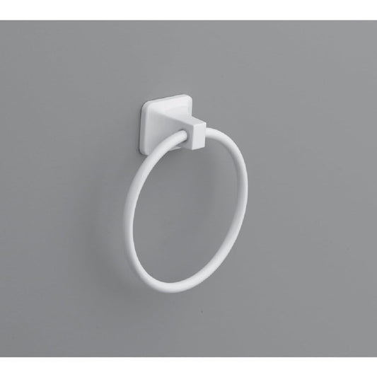 OakBrook Towel Ring Satin White