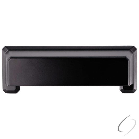Pride Charleston Cup Cabinet Pull Matte Black 3"/3-3/4"