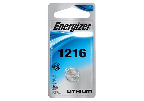 Energizer Lithium 1216 3 volt Keyless Entry Battery 1 pk