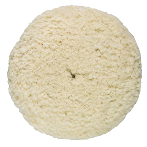 Presta Rotary Wool Buffing Pad White Heavy Cut