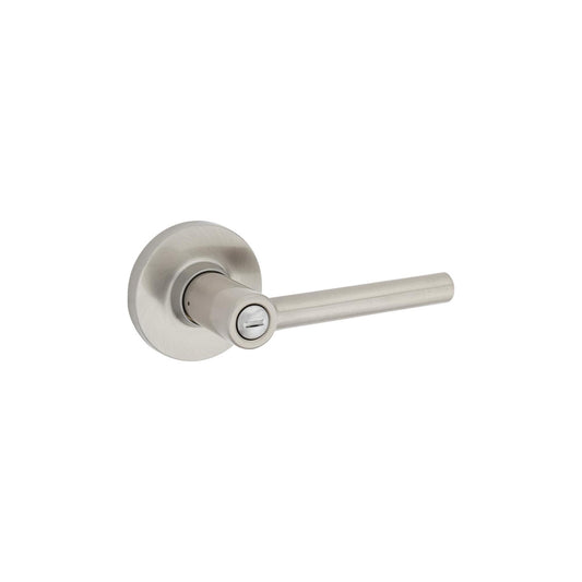 Kwikset Reminy Privacy Door Lever SL4000RELRDT Satin Nickel