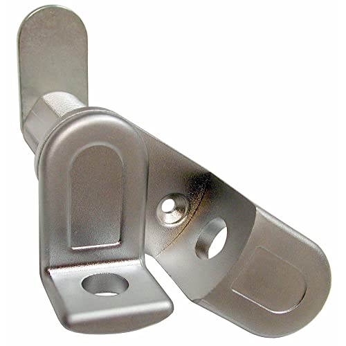 Olympus Lock Padlockable Cam Locks | DCP Series US26D Satin Chrome Cabinet Locks | Padlock Cam Lock for Doors & Drawers