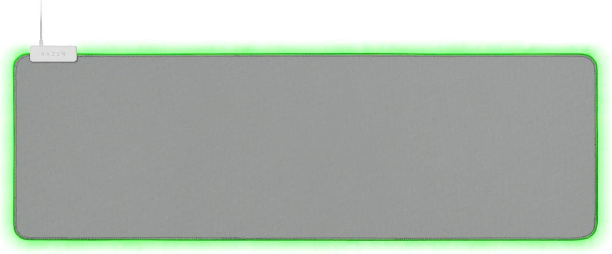 Razer Goliathus Extended Chroma Gaming Mouse Pad: Customizable Chroma RGB Lighting - Soft, Cloth Material - Balanced Control & Speed - Non-Slip Rubber Base - Mercury White