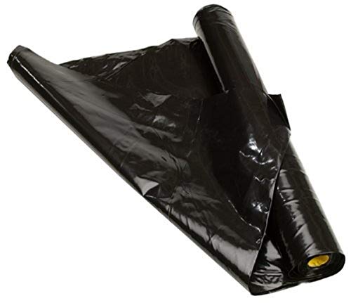 WARP'S Poly Film Black 10x25ft 6mil