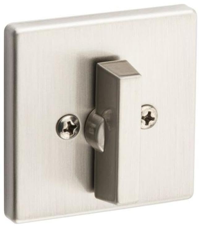 Kwikset 663SQT Privacy One Sided Deadbolt Satin Nickel