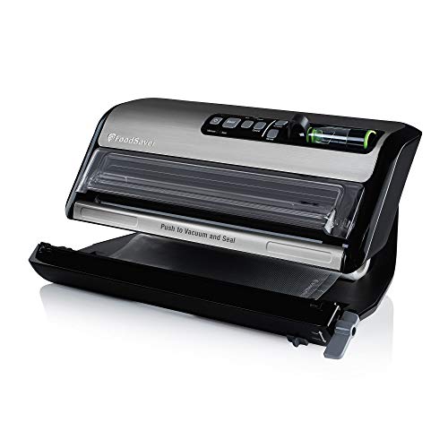 FoodSaver Vacuum Sealer Machine with Bags & Handheld, Black