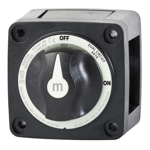 Blue Sea Systems Mini Dual Circuit Battery Switch 6010200