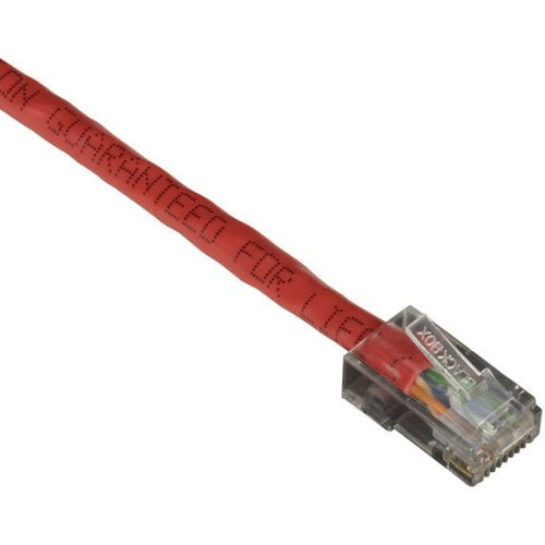 Black Box GigaTrue Cat6 Patch Cable 3ft Red EVNSL623-0003