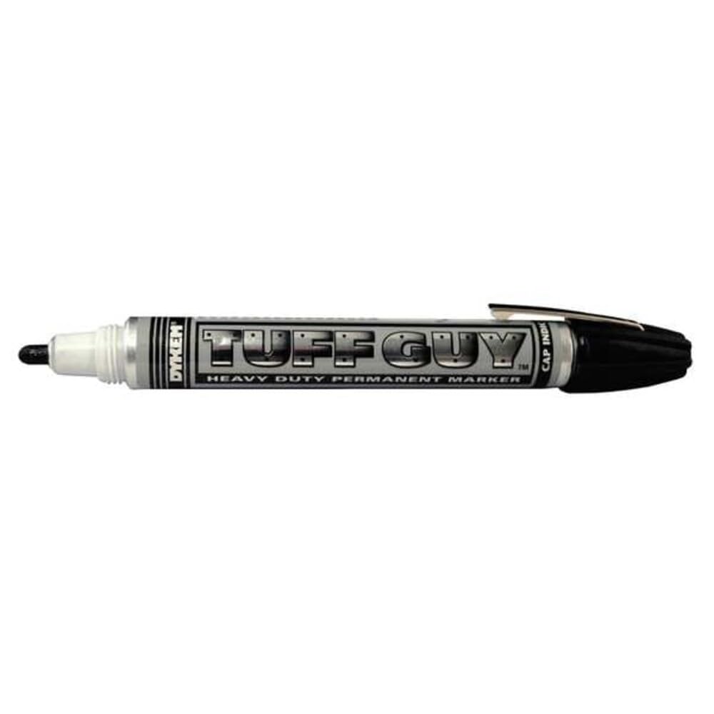 ITW DYMON 44203 Tuff Guy General Purpose Heavy Duty Permanent Marker, Black, Medium Felt