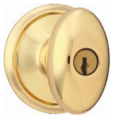 Schlage Siena Entrance Lock F51SIE605 Bright Brass