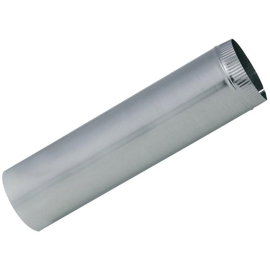 Imperial 30 Ga. 5 in. x 60 in. Galvanized Furnace Pipe - 1 Each