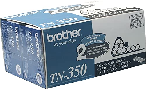 Brother TN350 2 Pack Standard Yield Toner Cartridges