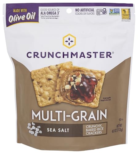 Crunchmaster Multi-Grain Crackers Sea Salt 4 Oz