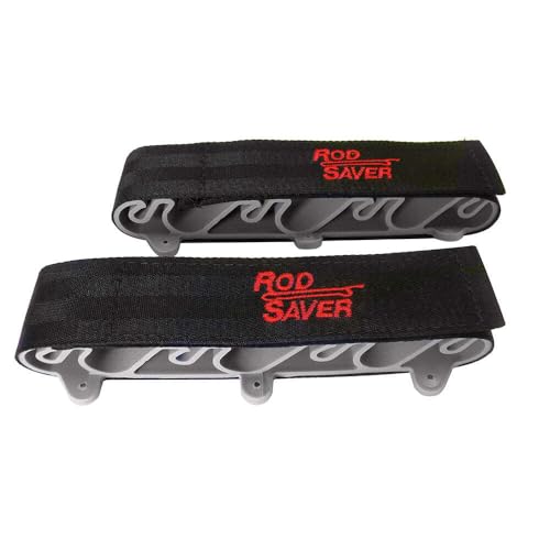 Rod Saver SM6 Vertical Mount Rod Holder, 6 Rods, Black
