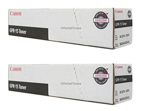 Canon GPR15 Toner Cartridge TONER,GPR-15 2270/2870,BK (Pack of 2)